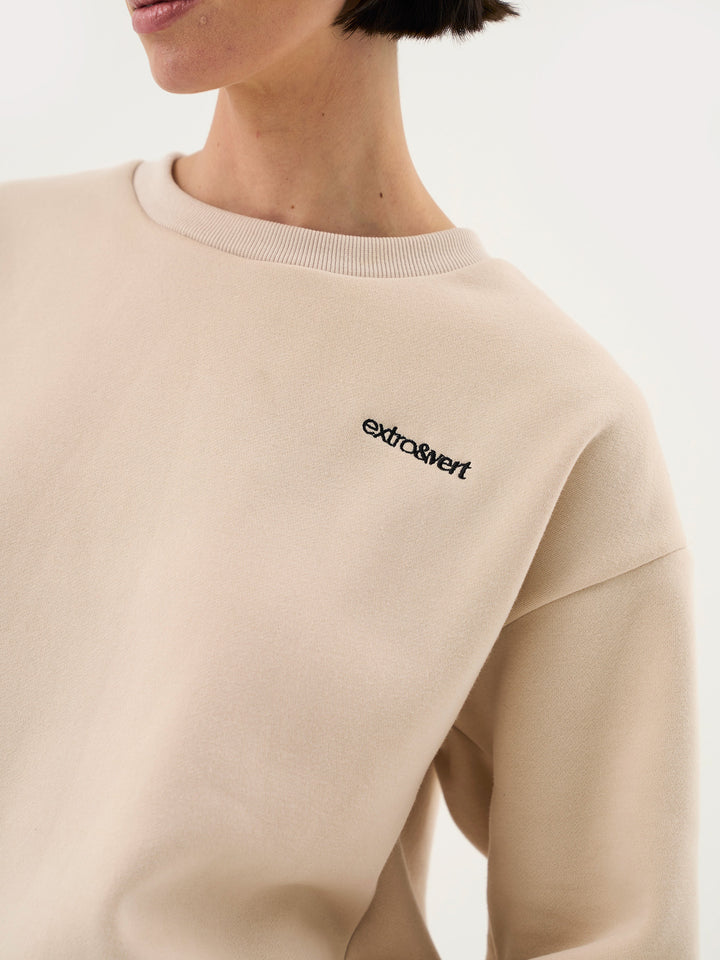 Oversized Crew Neck Sweatshirt