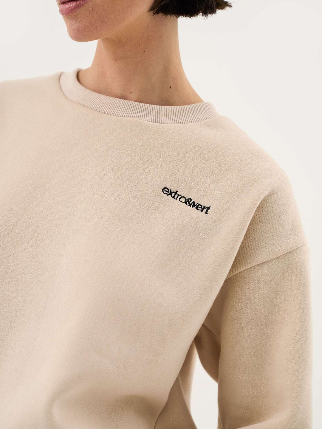 Oversized Crew Neck Sweatshirt